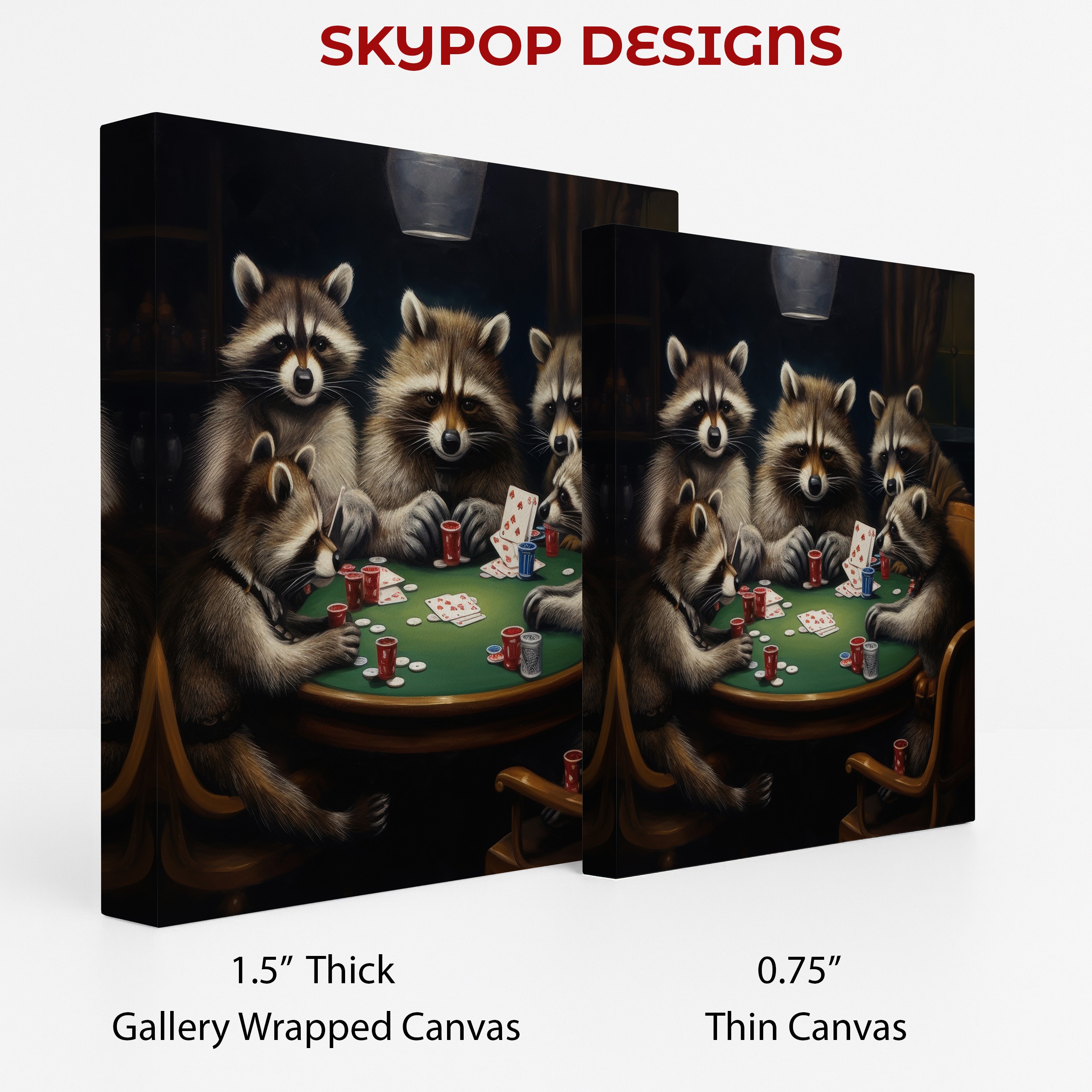 2.jpg Raccoon Poker Art