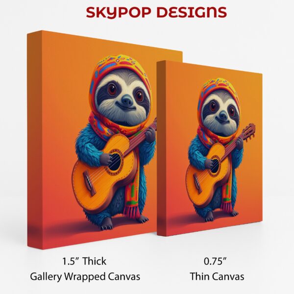 Sloth Jamming Out Art
