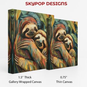 Sloth Hug Art