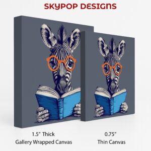 Zebra Reads Art