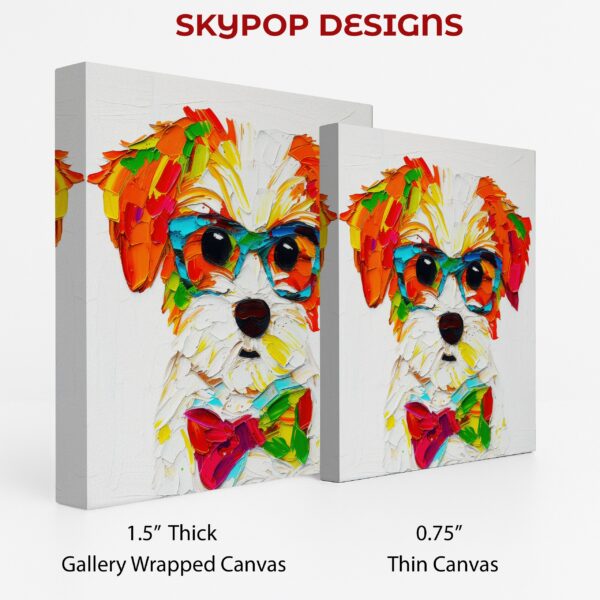 Shih Tzu With Glasses Art