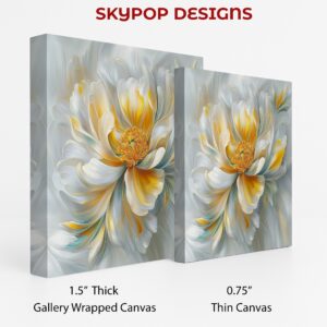 Golden Peony Bloom Art