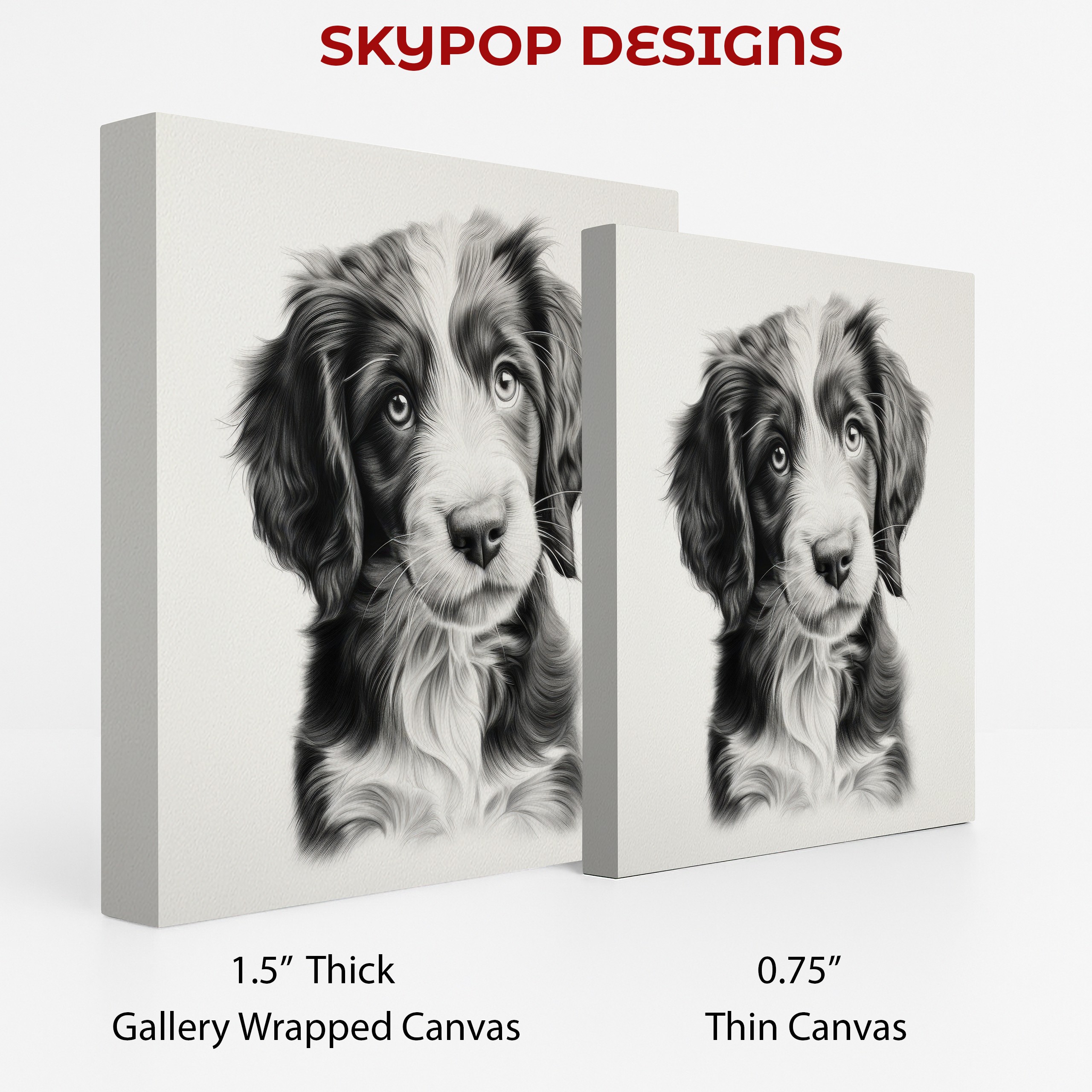 2.jpg Border Collie Puppy Art