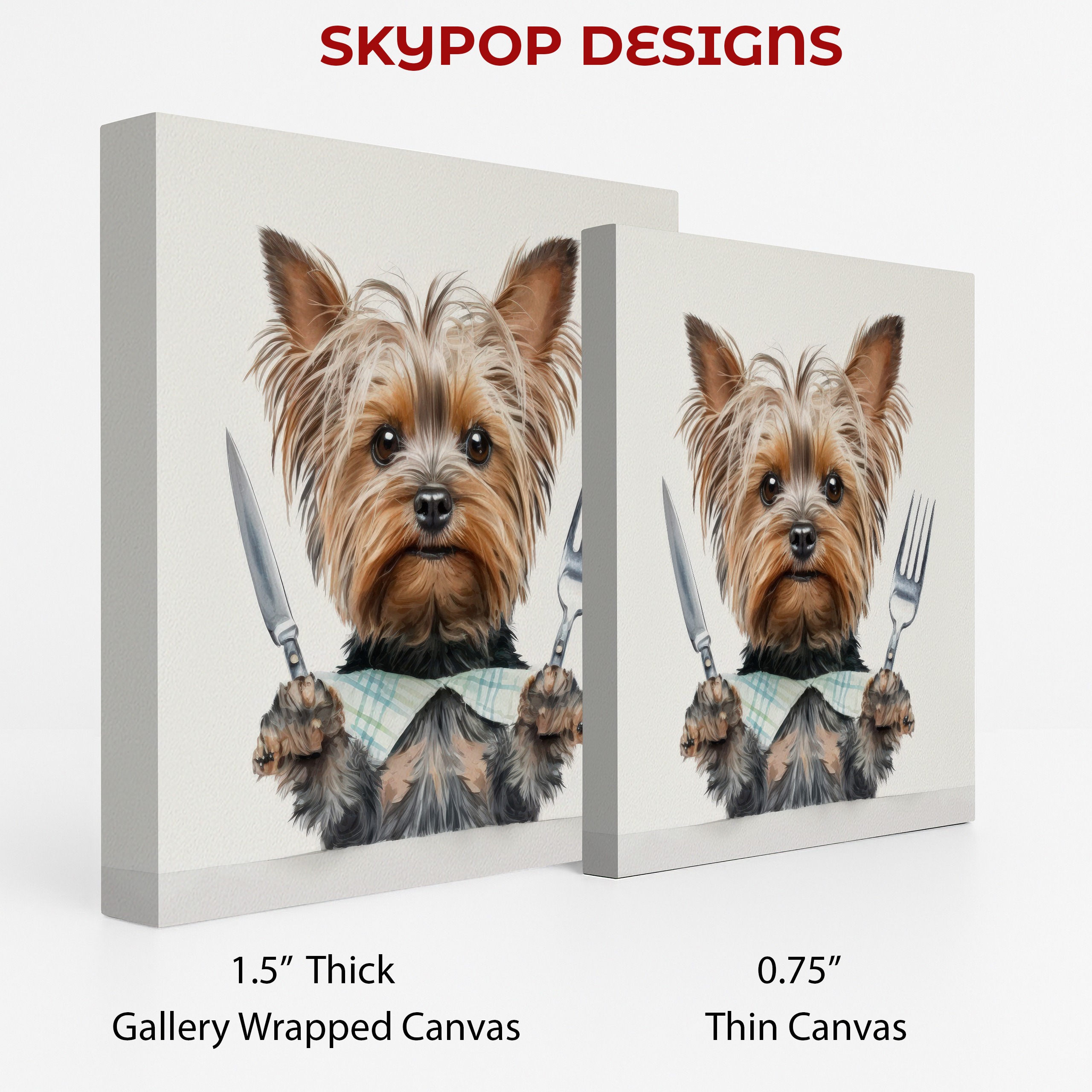 2.jpg Yorkshire Terrier Dinner Art