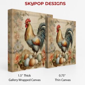 Rooster Eggs Art
