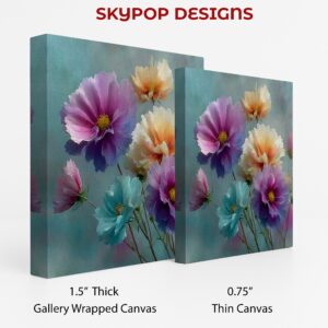 Vibrant Floral Burst Art