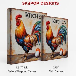 Rooster and Eggs Art