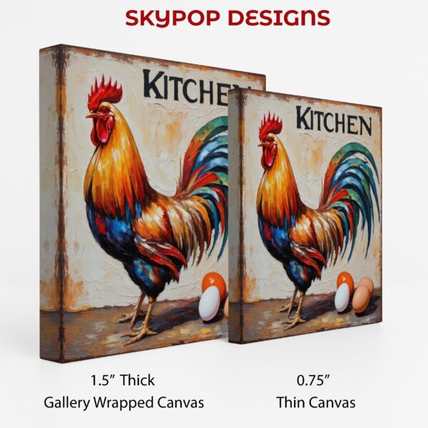 Rooster and Eggs Art