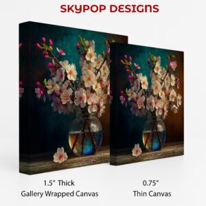 Cherry Blossom Vase Art