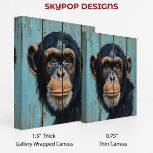 Chimpanzee Portrait Art