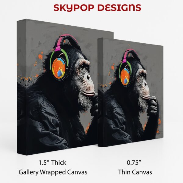 Chimpanzee DJ Art