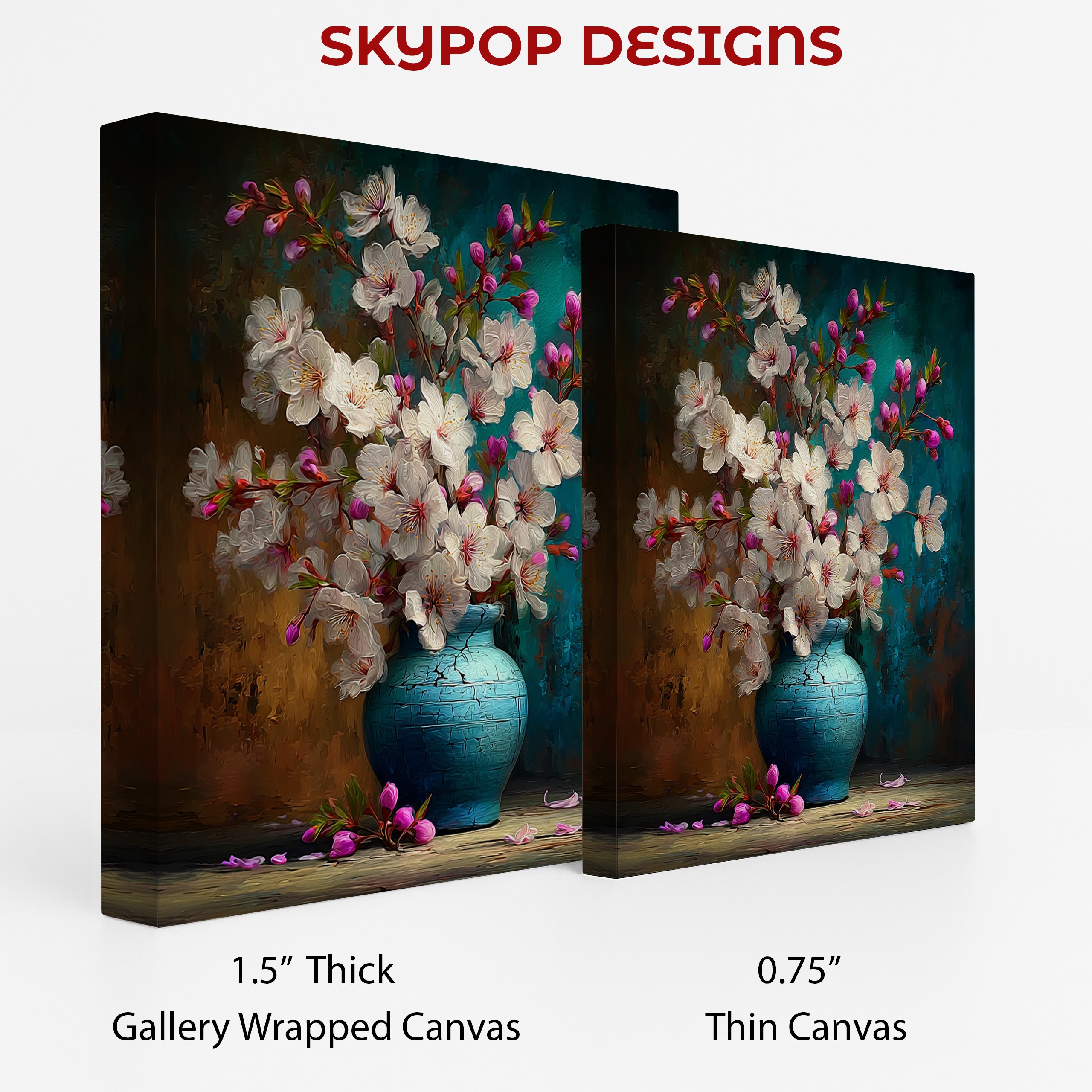 2.jpg Cherry Blossom Vase Art