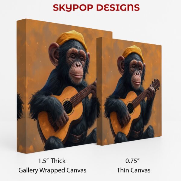 Chimpanzee Guitar Art