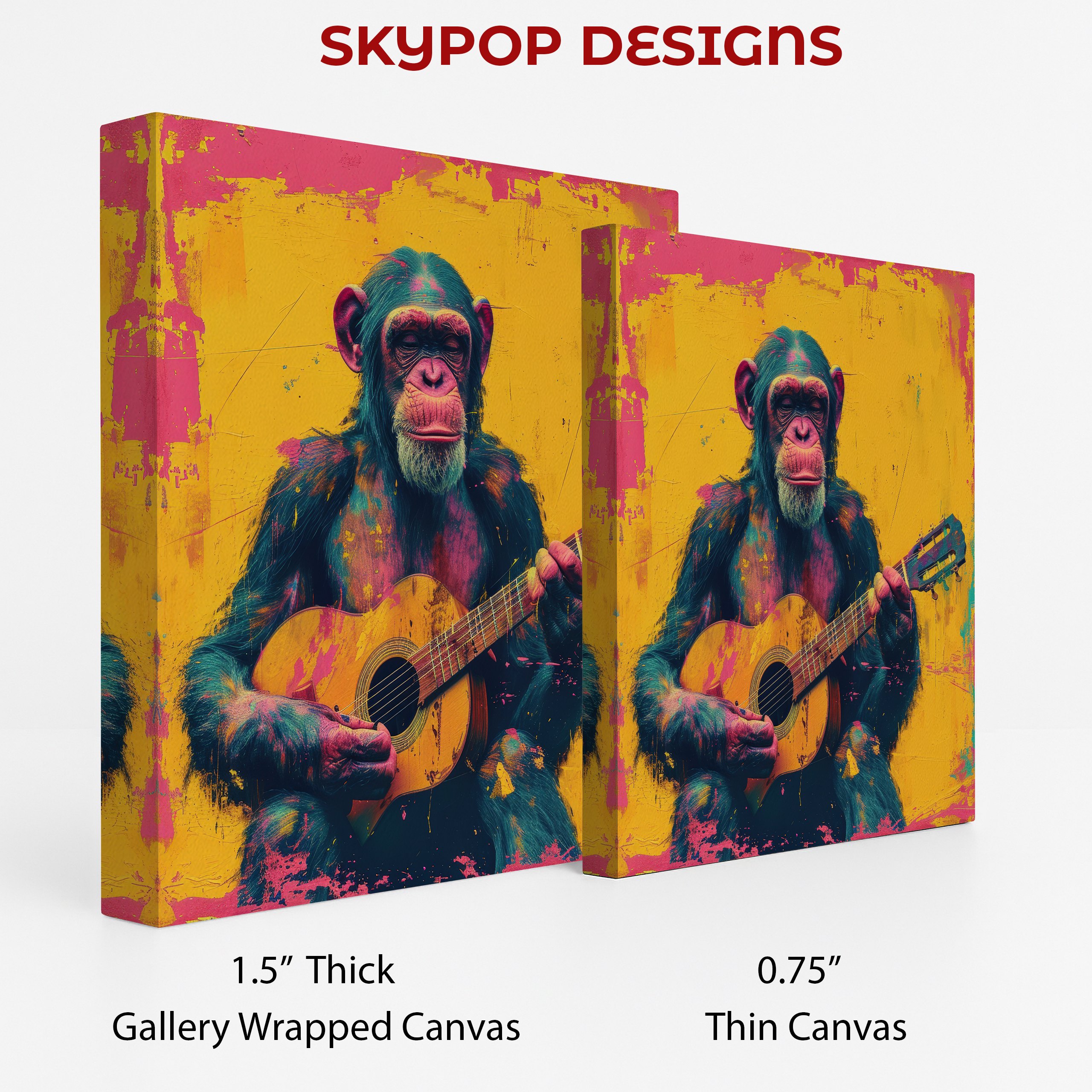 2.jpg Chimpanzee Jam Session Art