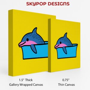 Dolphin Splash Fun Art
