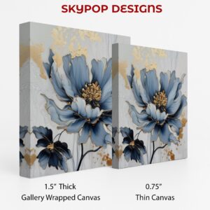 Golden Petal Bloom Art