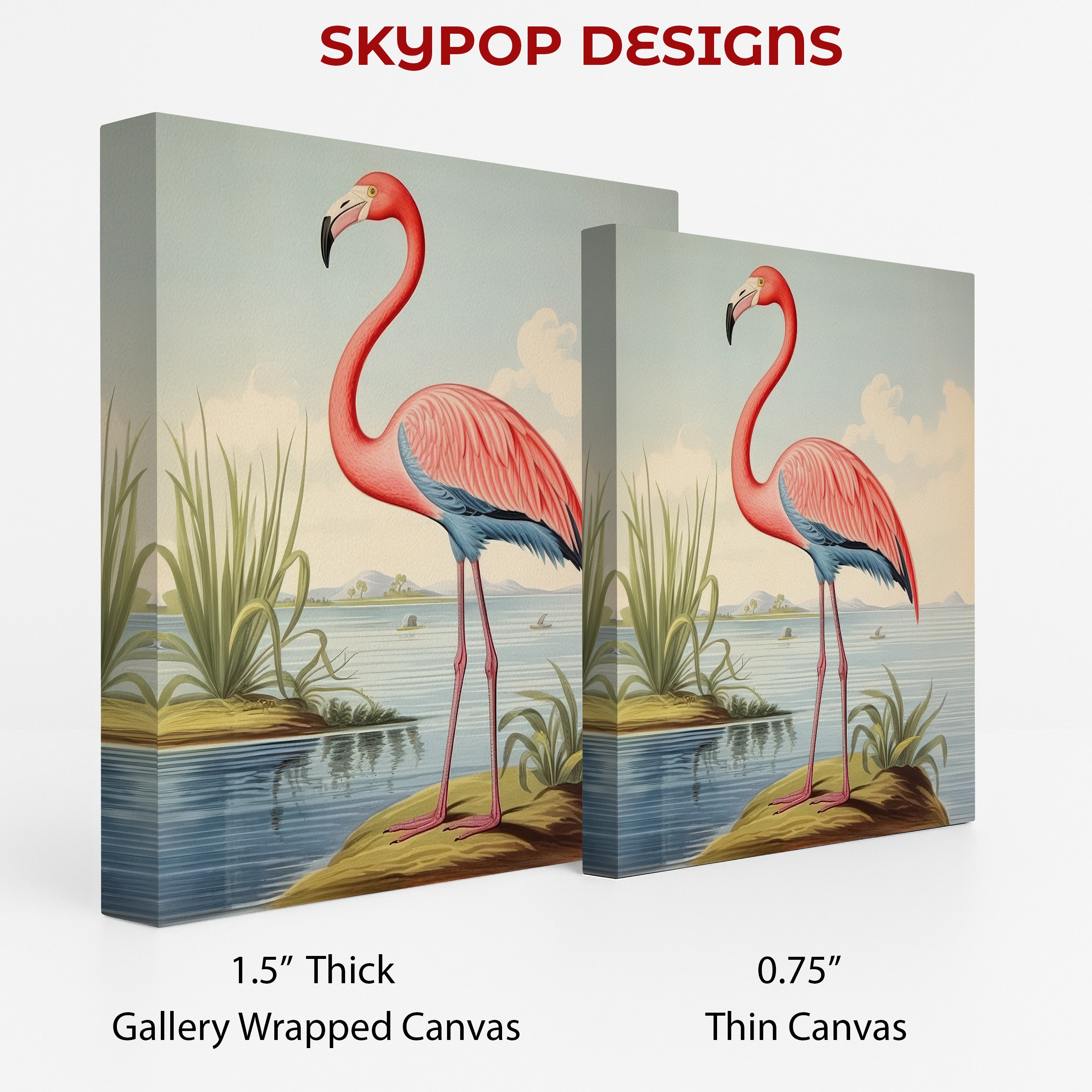 2.jpg Flamingo Wildlife Art