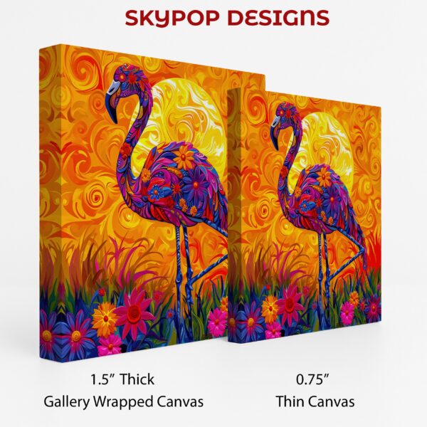 Flamingo Floral Art