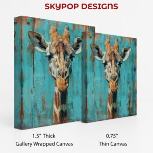 Giraffe Portrait Art