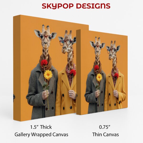 Giraffe Couple Art