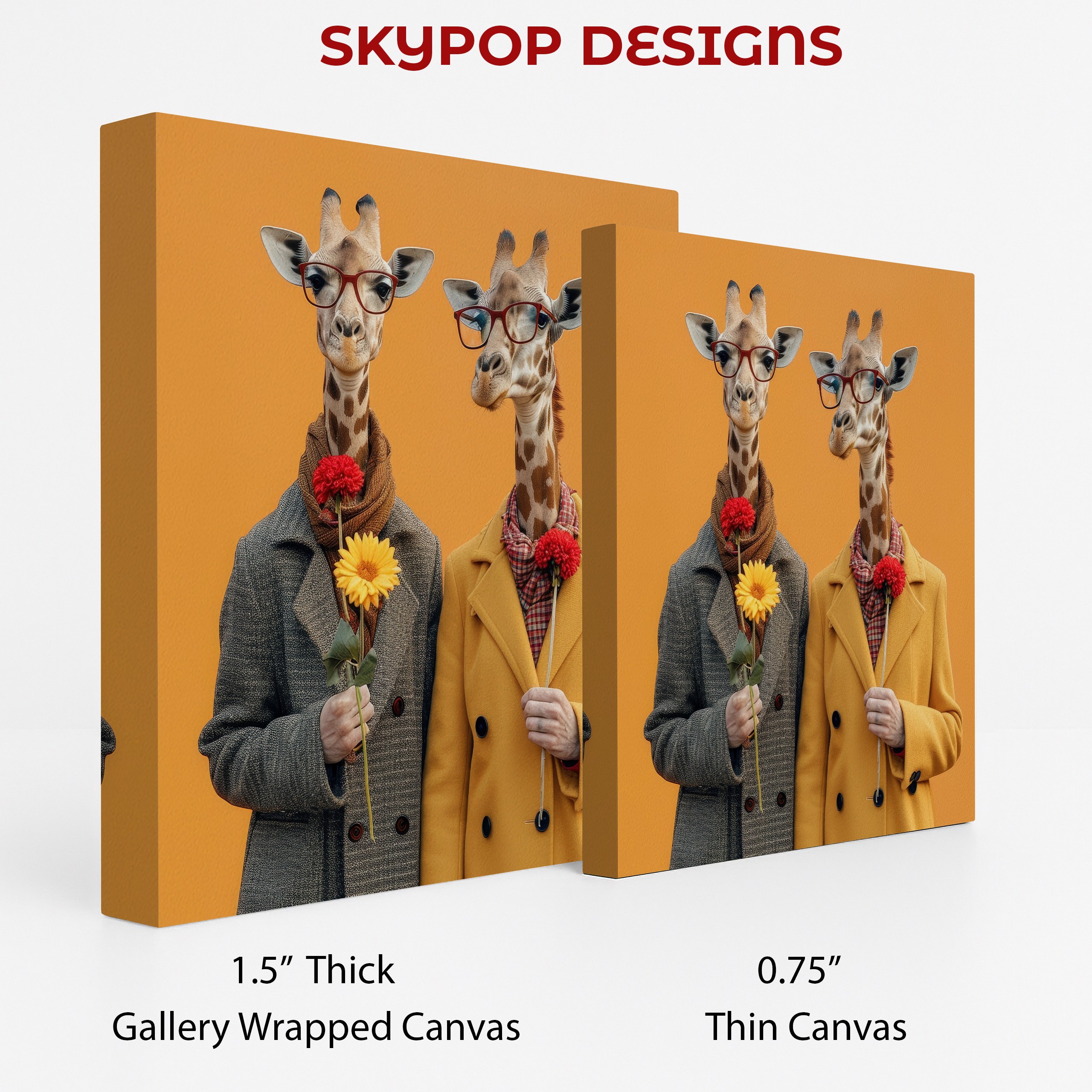 2.jpg Giraffe Couple Art