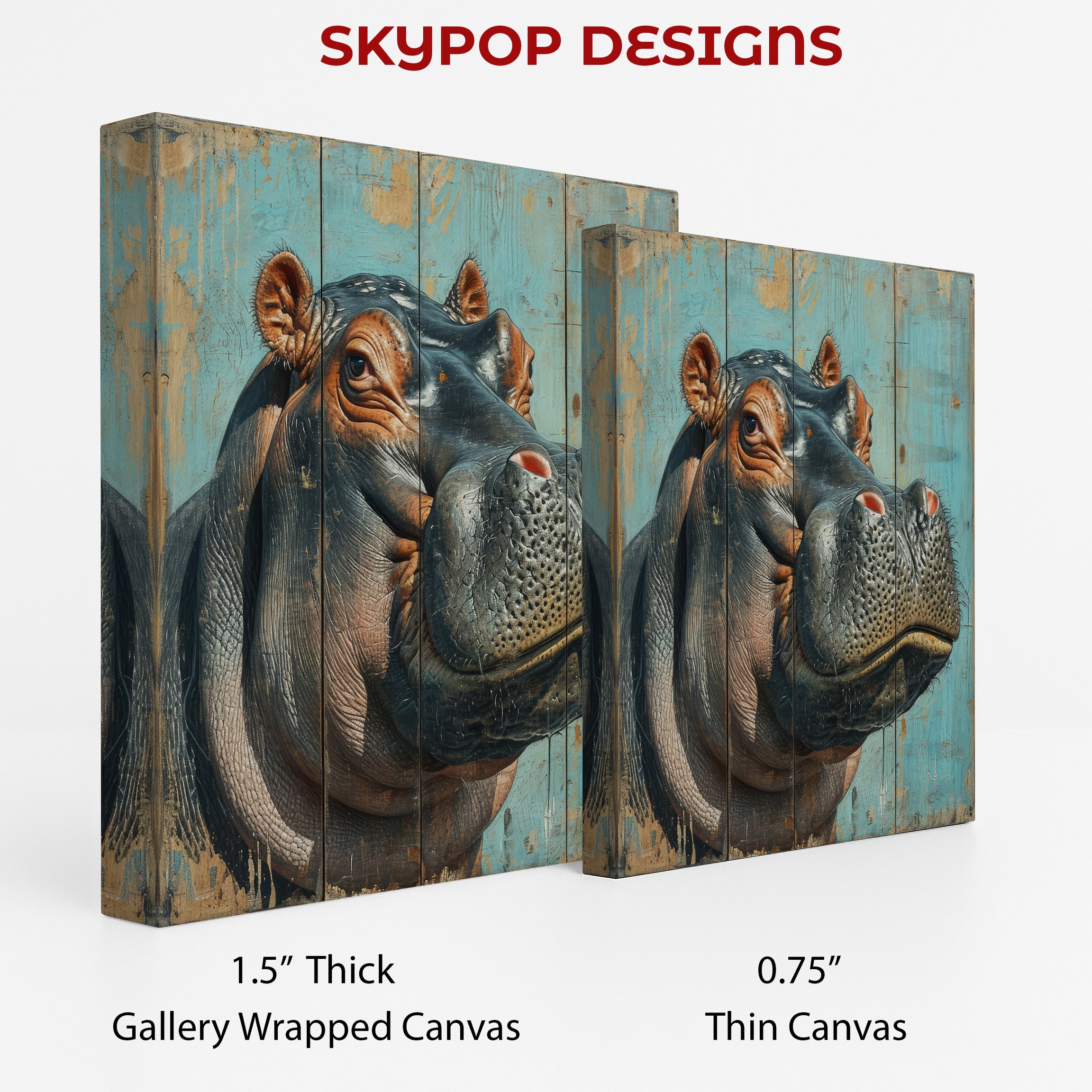 2.jpg Hippopotamus Art