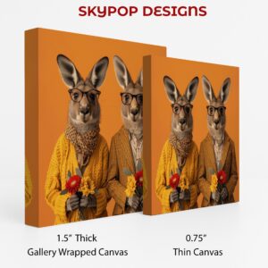 Kangaroo Couple Art