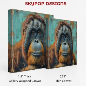 Orangutan Portrait Art