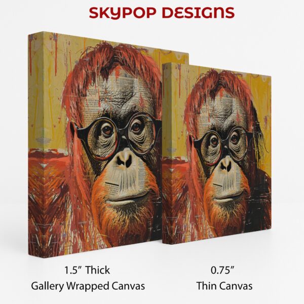 Orangutan Reading Art