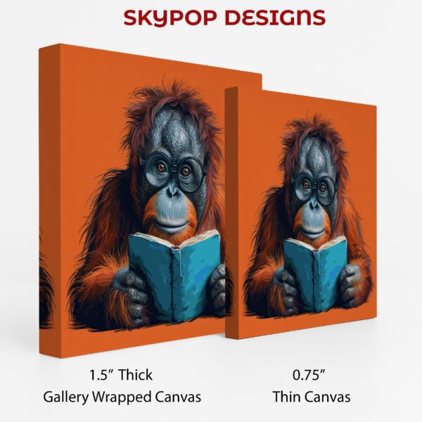 Orangutan Reading Art