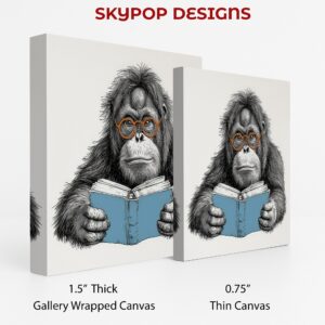Orangutan Reading Art