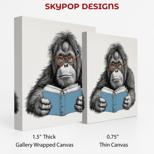 Orangutan Reading Art