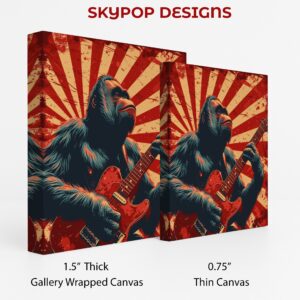 Orangutan Rock Guitarist Art