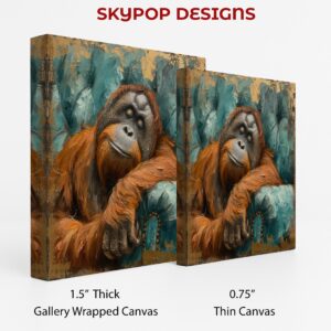 Orangutan Portrait Art