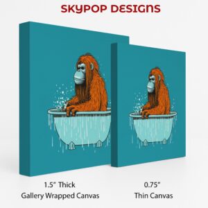 Orangutan Bathtime Art