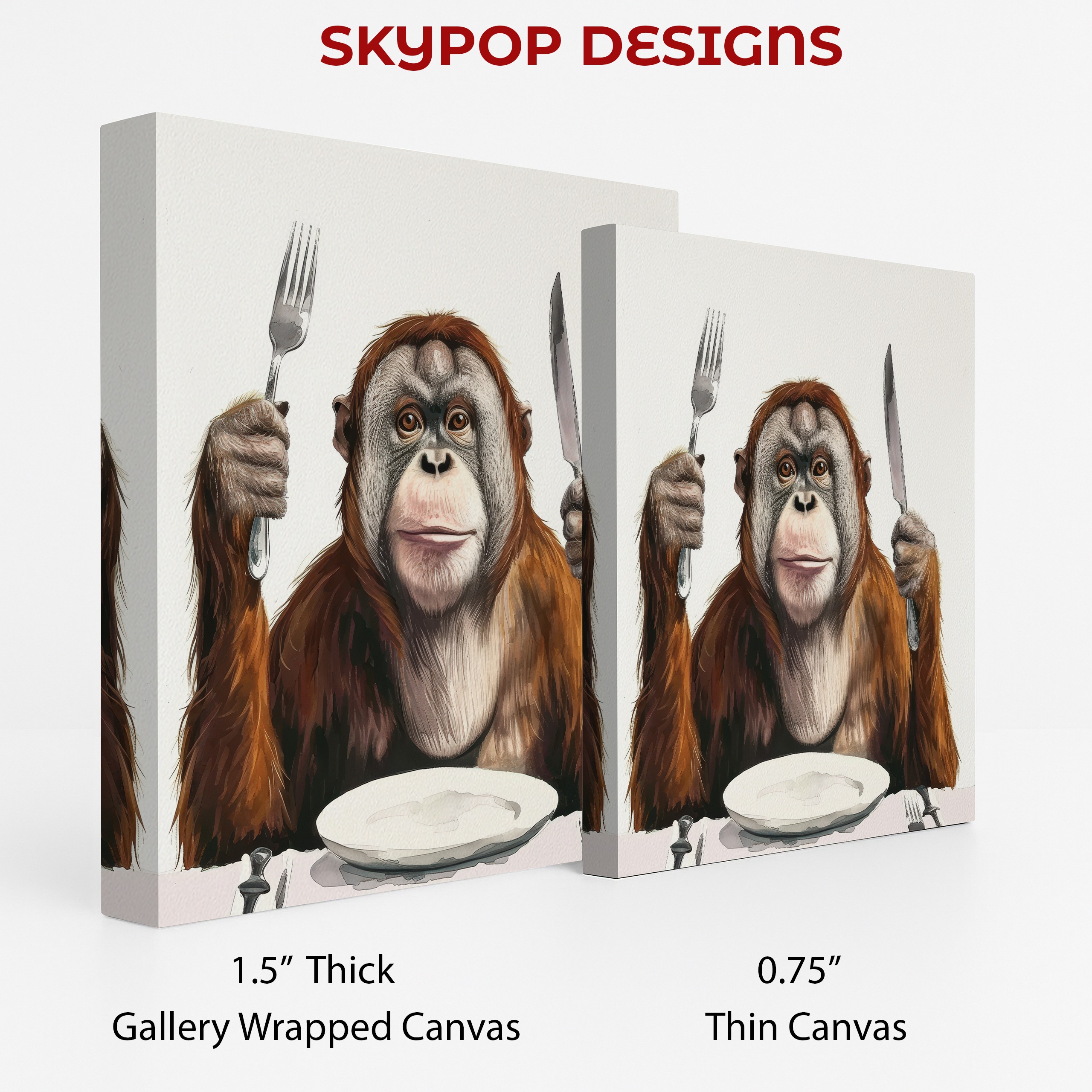 2.jpg Orangutan Dinner Time Art
