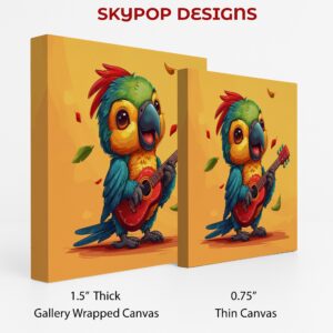 Parrot Guitarist Art
