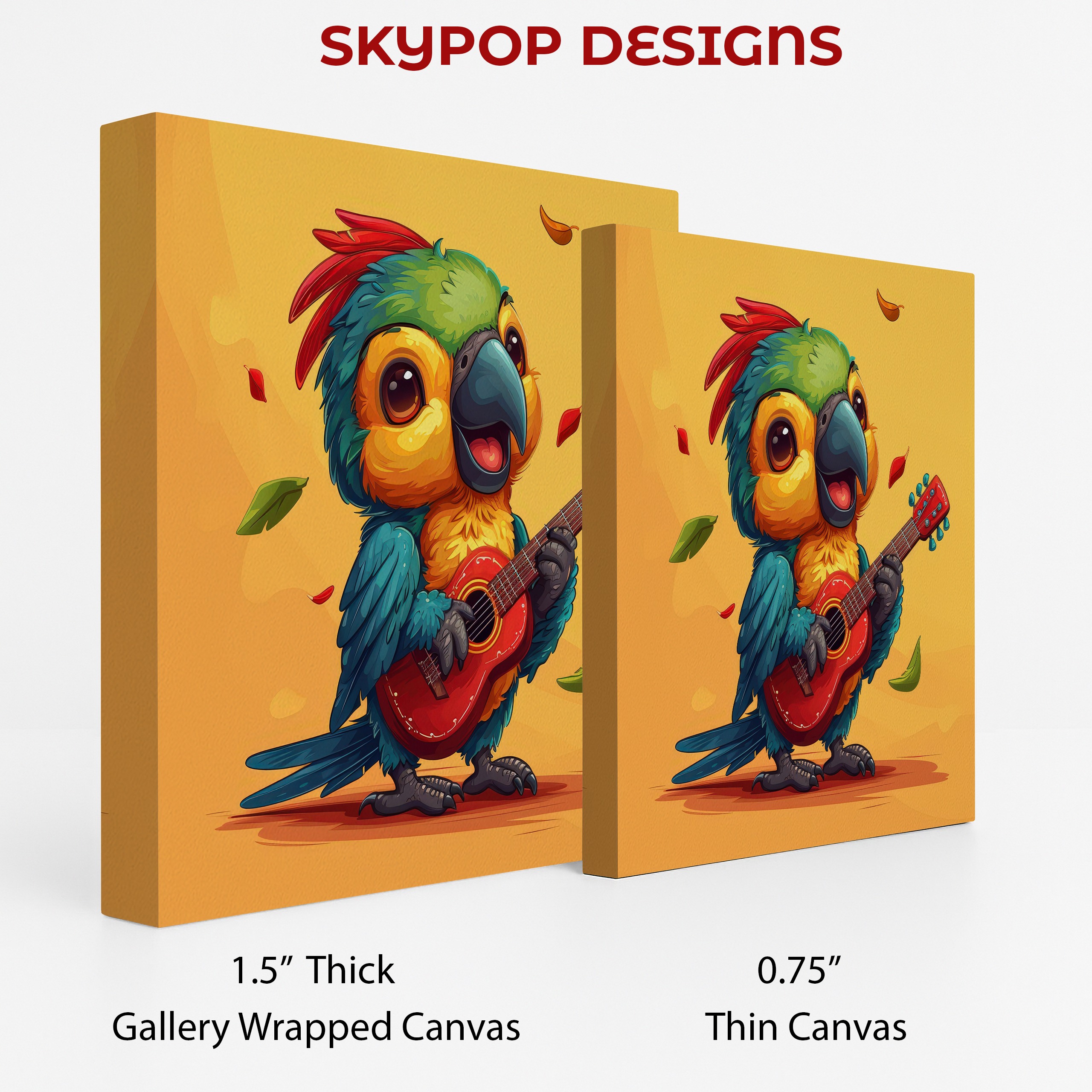 2.jpg Parrot Guitarist Art