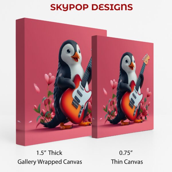 Penguin Rock Star Art