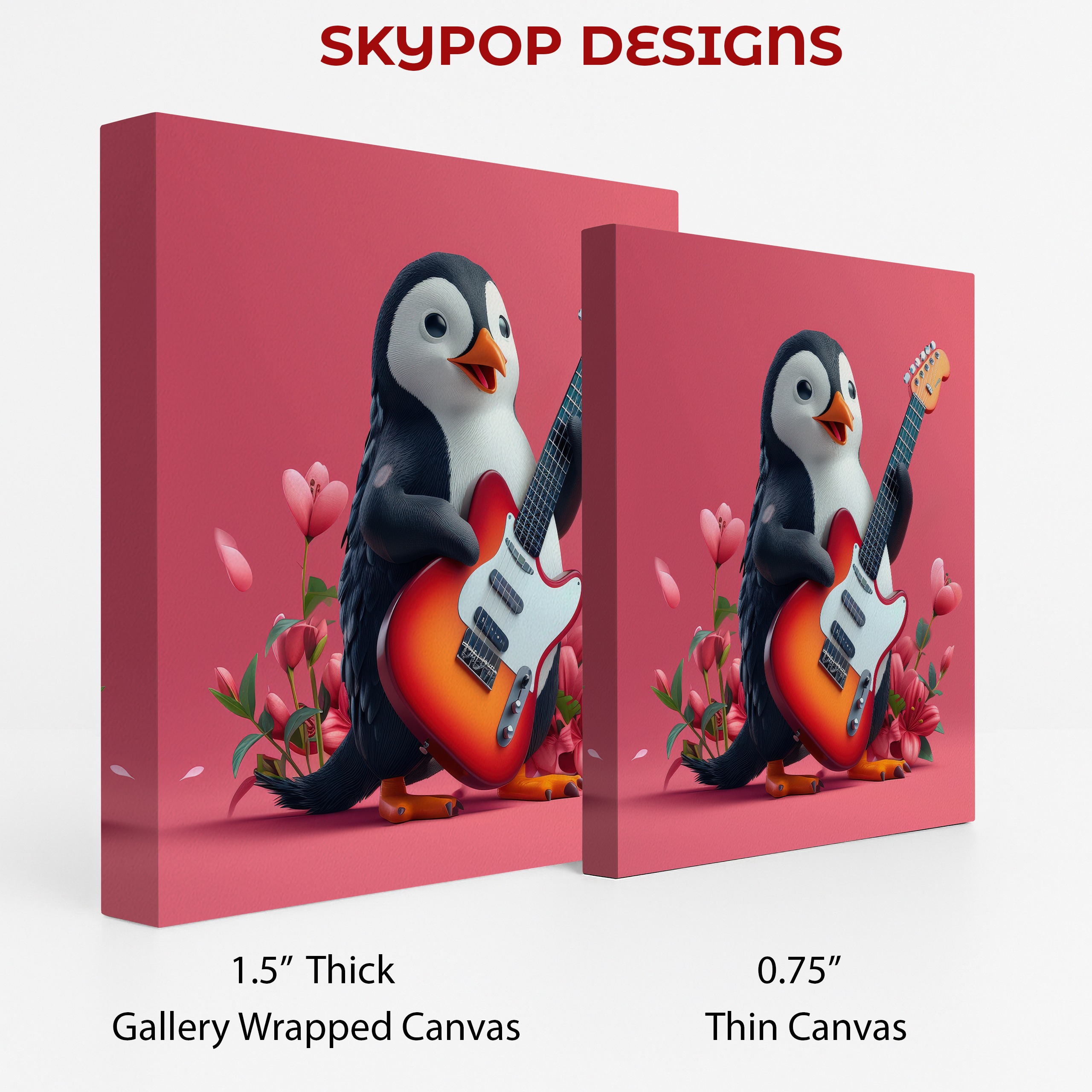 2.jpg Penguin Rock Star Art