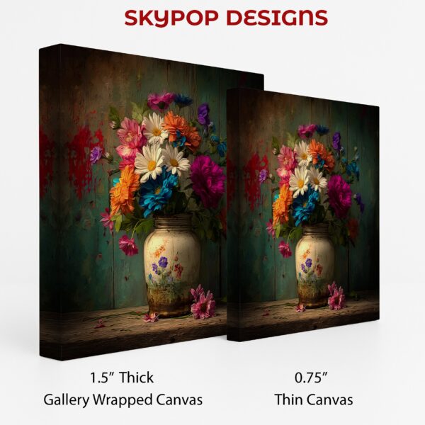 Rustic Floral Arrangement Art