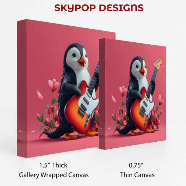 Penguin Rock Star Jam Art