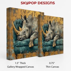 Rhino Relaxation Art