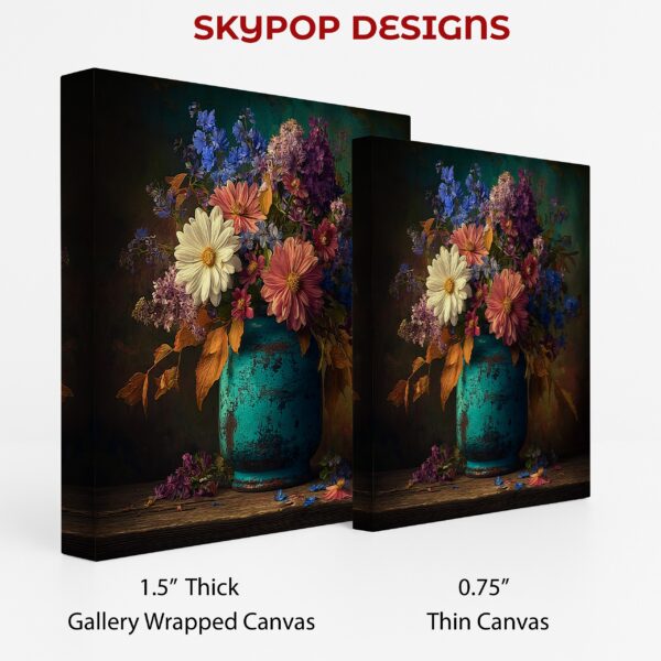 Vintage Vase Floral Art