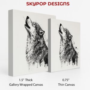 Wolf Art Canvas or Poster