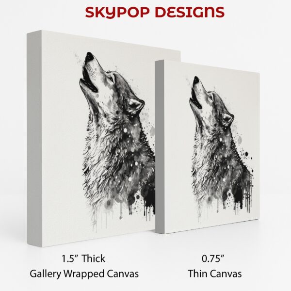 Wolf Art Canvas or Poster