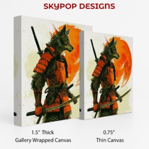 Wolf Samurai Art