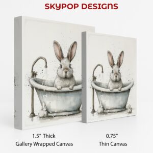 Bunny Tub Time Art
