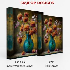 Vibrant Floral Arrangement Art