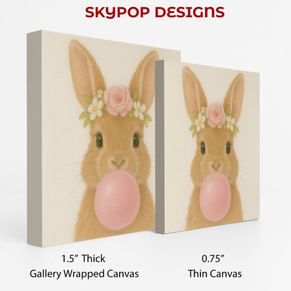 Bunny Bubble Gum Art
